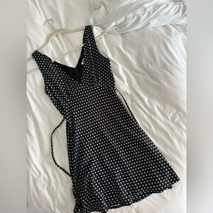 PRINCESS POLLY // Polka Dot Mini Dress